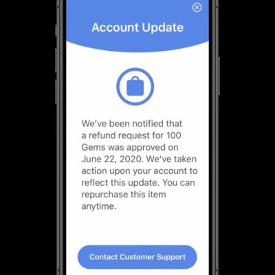 Apple informerà gli sviluppatori sui rimborsi degli acquisti in-app