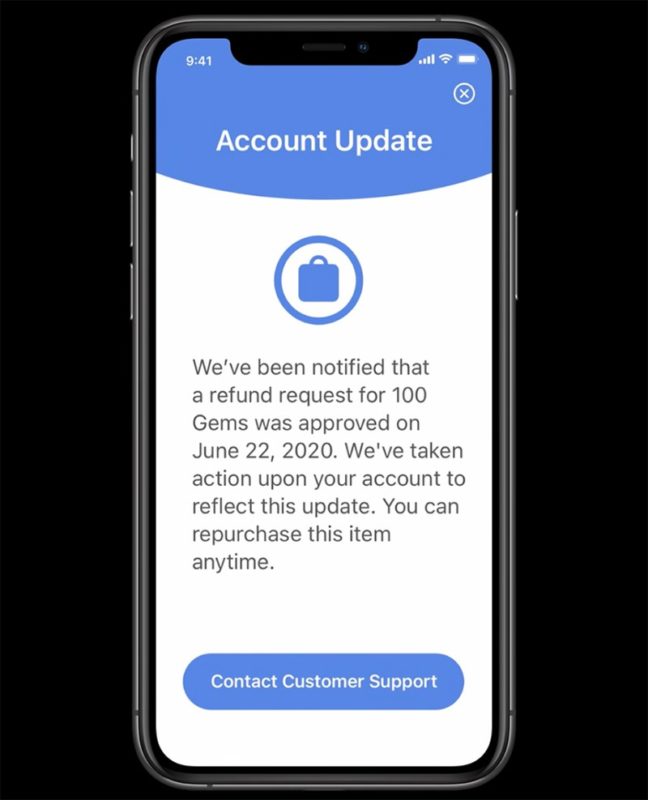 Apple informerà gli sviluppatori sui rimborsi degli acquisti in-app