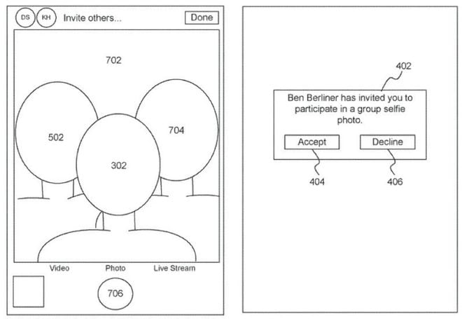 Apple brevetta i selfie di gruppo virtuali