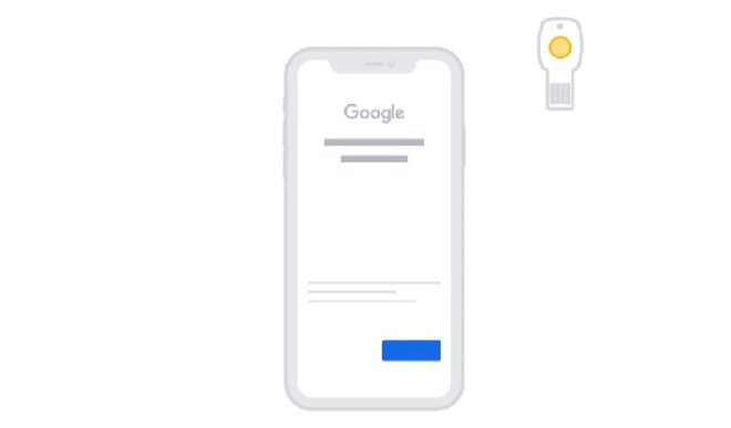 Google attiva le chiavi di sicurezza USB/NFC anche su iOS