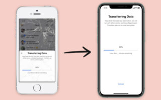 Signal su iOS può trasferire i dati in modo sicuro su un nuovo dispositivo