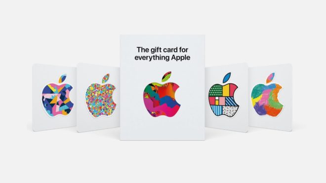 Le nuove Gift Card di Apple possono essere usate su App Store e Apple Store