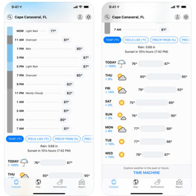 Dark Sky di Apple rimarrà attiva su Android fino al 1º agosto