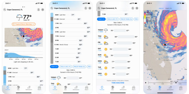 Dark Sky di Apple rimarrà attiva su Android fino al 1º agosto