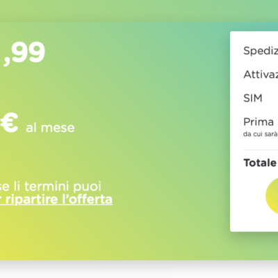 Ho.: 100GB in 4G a 12,99€ al mese