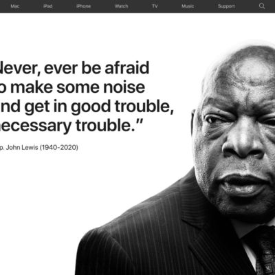 Apple donerà in beneficenza i proventi del documentario “John Lewis: Good Trouble”