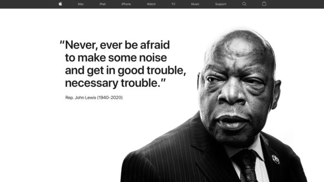 Apple donerà in beneficenza i proventi del documentario “John Lewis: Good Trouble”