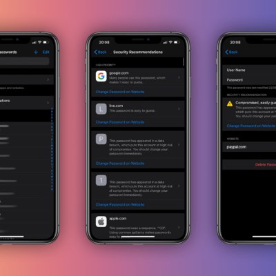 iOS 14: portachiavi iCloud ora avvisa gli utenti se una password è stata violata