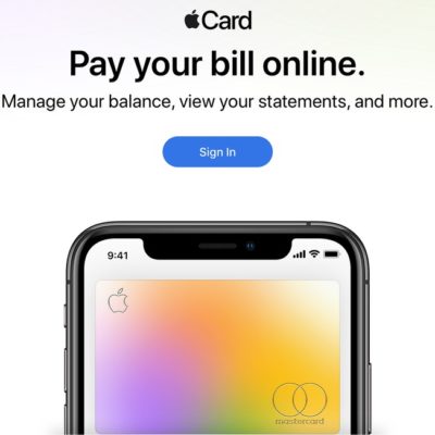 Apple lancia il sito Web per i clienti Apple Card