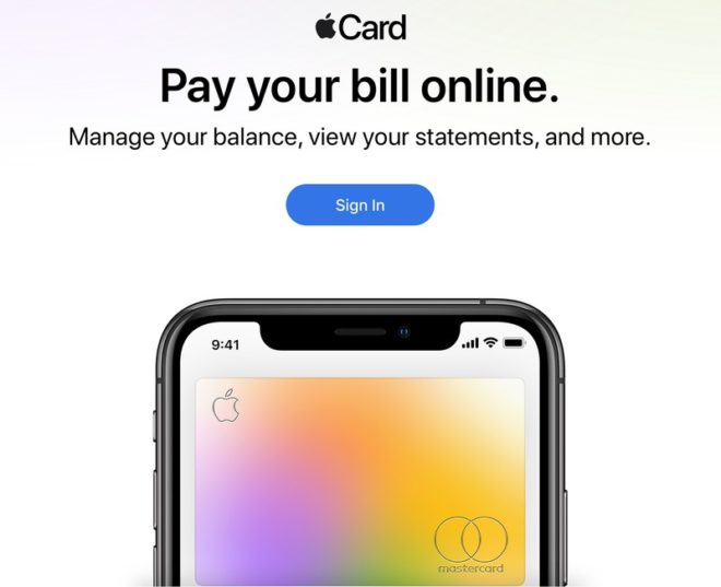 Apple lancia il sito Web per i clienti Apple Card