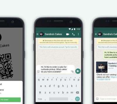 WhatsApp Business attiva i codici QR per le aziende