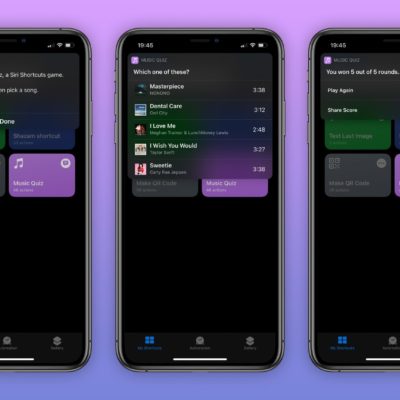 Il gioco per iPod “Music Quiz” torna tramite l’app Comandi su iOS 14