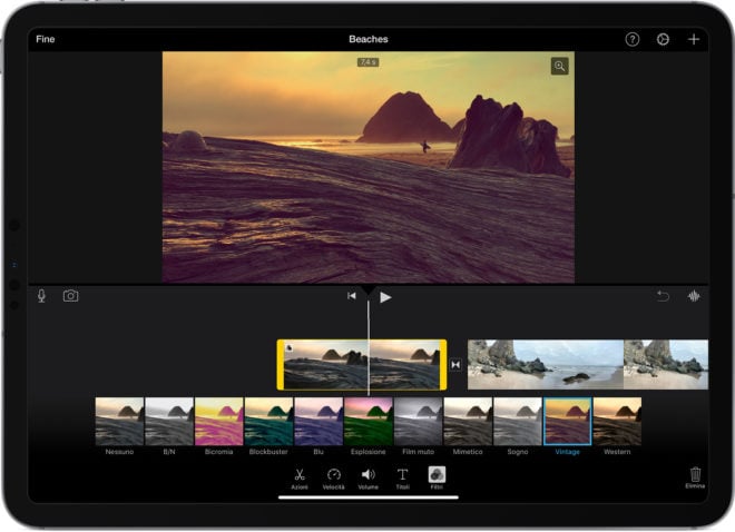 Apple aggiorna iMovie per iPhone e iPad