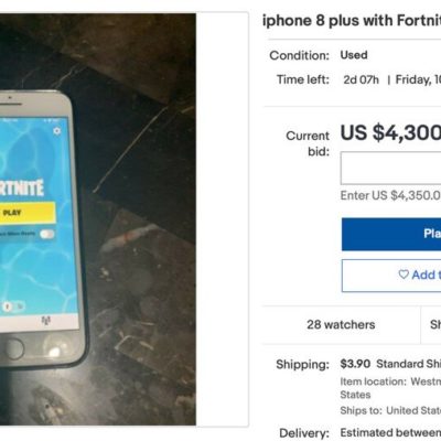 Gli iPhone con Fortnite vengono venduti a migliaia di dollari su eBay, ma c’è (c’era) il modo per riscaricarlo