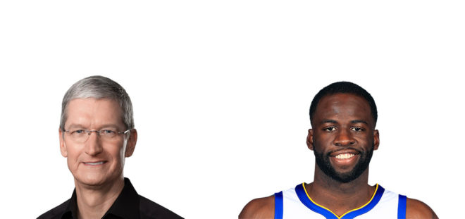 Tim Cook e Draymond Green “avversari” con Apple Watch