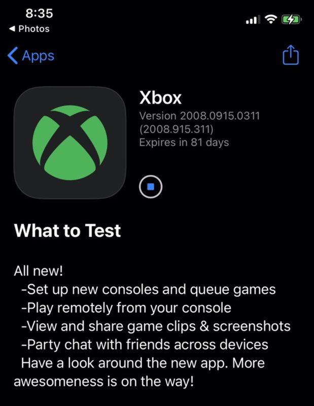 Xbox iphone