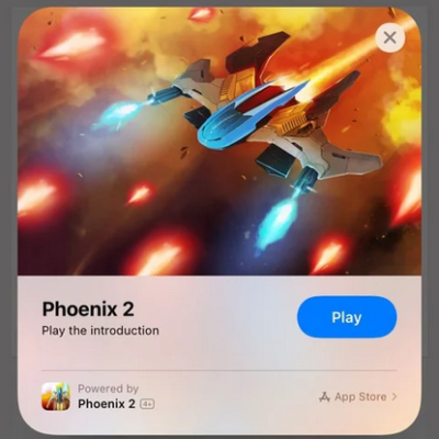 Phoenix 2 può esssere provato grazie alla funzione App Clips