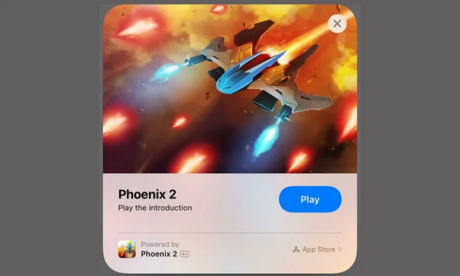 Phoenix 2 può esssere provato grazie alla funzione App Clips