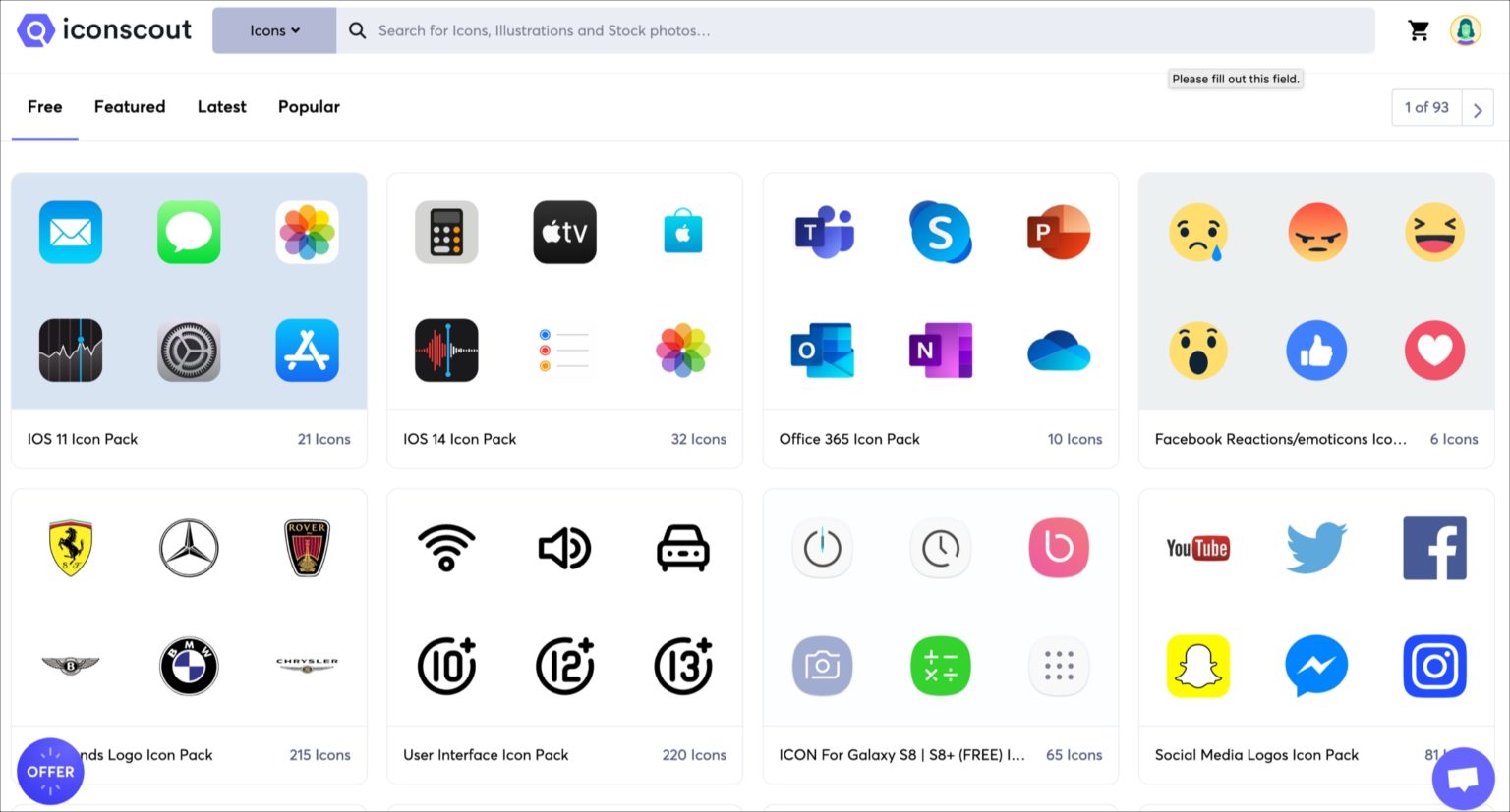 ios icon pack free