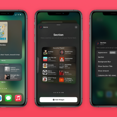 Marvis Pro porta i widget Apple Music personalizzati su iOS 14