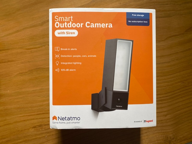 Netatmo Outdoor Camera confezione