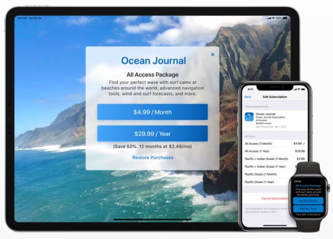 Apple introduce i codici sconto per gli abbonamenti