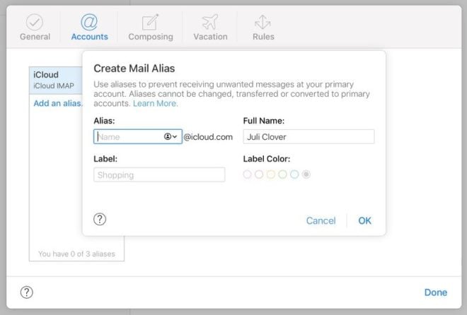 iOS 14.2 corregge un bug con gli alias di posta elettronica su Mail