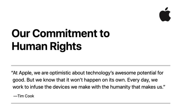 apple diritti umani