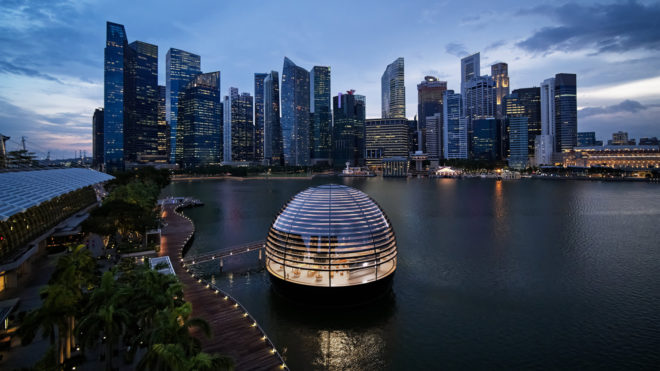 Apple Marina Bay illuminerà Singapore dal 10 settembre