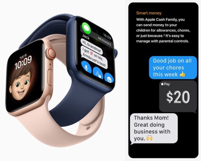 Family Setup include “Apple Cash Family” per consentire ai più piccoli di usare Apple Pay