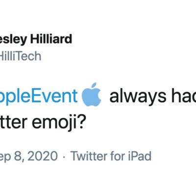 L’hashtag #AppleEvent su Twitter preannuncia un possibile evento entro il 28 settembre
