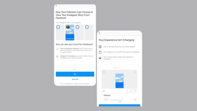 Facebook e Instagram testano una maggiore integrazione tra le storie
