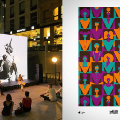 Apple ha trasmesso alcuni film in Piazza Liberty