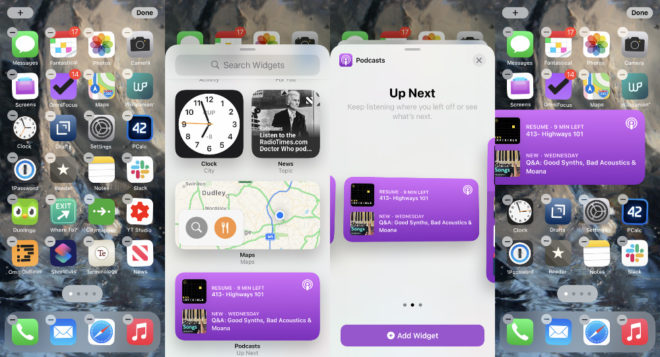 Pila Smart: come funziona il widget in iOS 14
