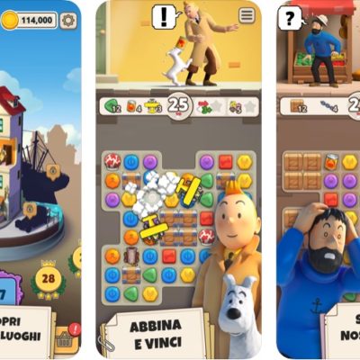 Anche TinTin ha il suo Match 3 su App Store
