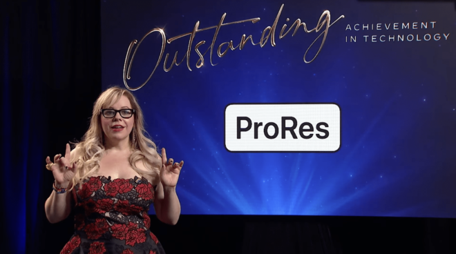 ProRes: Apple premiata ai 72° Engineering Emmy Awards