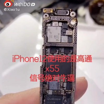 Il modem 5G Qualcomm X55 di iPhone 12 svelato in un primo teardown
