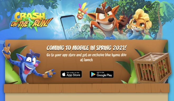 “Crash Bandicoot: On The Run” arriverà su App Store nel 2021