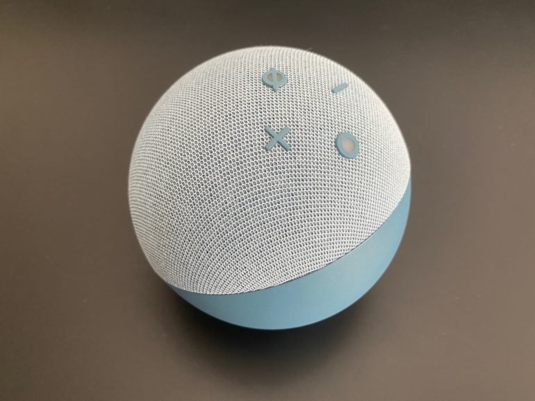 Echo Dot 4 2 orologio