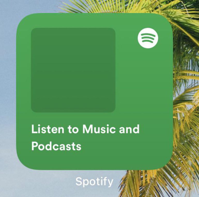 Spotify widget