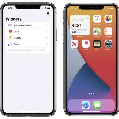 Hidgets: i dati sulla salute sulla vostra home