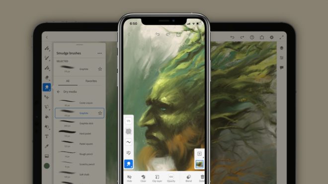 Adobe Fresco è disponibile anche su iPhone