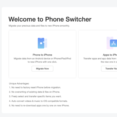 AnyTrans: il data manager completo per la migrazione ad iPhone 12