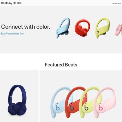 Apple rimuove la pagina ufficiale di Beats dal proprio sito
