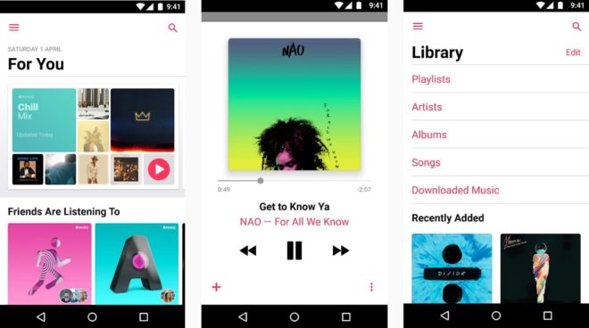 La beta di Apple Music per Android supporta Audio Spaziale e Lossless
