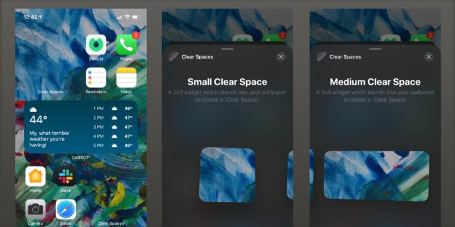 Come creare dei widget trasparenti su iPhone