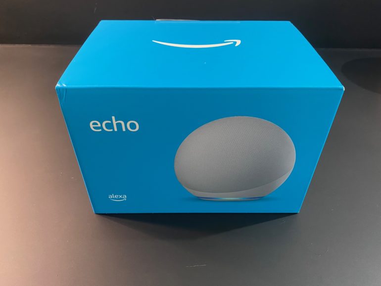 confezione amazon echo