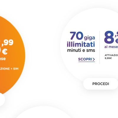 Da ho.mobile tante offerte a partire da 5,99€ con 70 GIGA