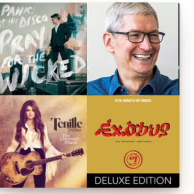 Tim Cook pubblica la playlist “Event Day” su Apple Music