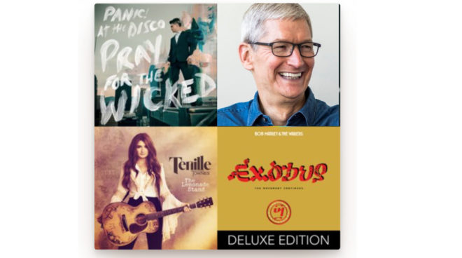 Tim Cook pubblica la playlist “Event Day” su Apple Music